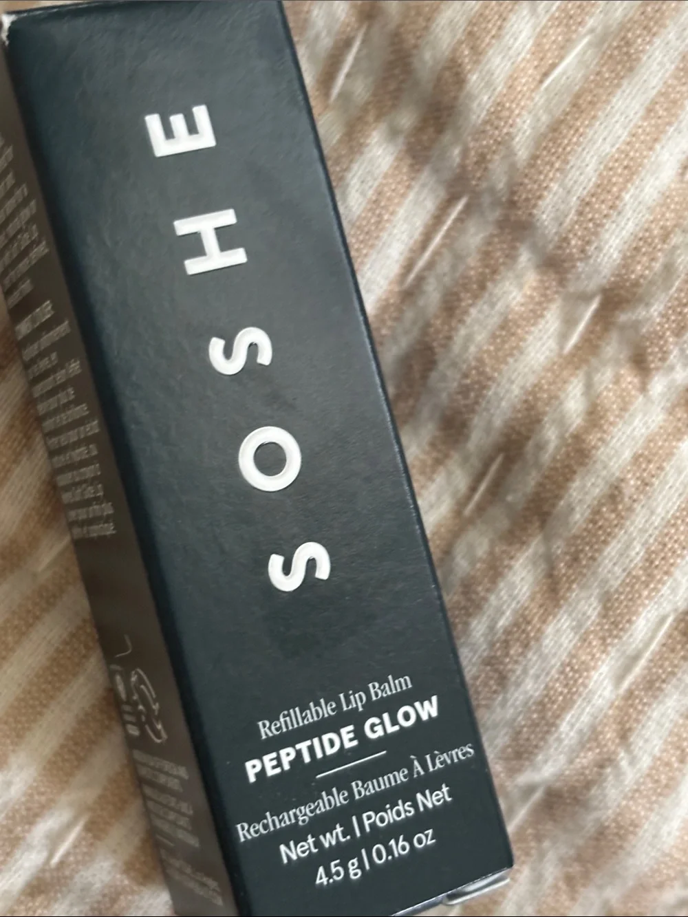 Soshe Peptide Glow Refillable Lip Balm — speakeasy dusty mauve